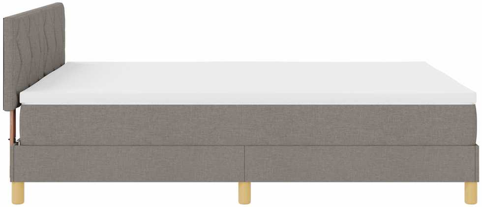 Kiemas lova su pagalve Tortora 140 x 190 cm audinys