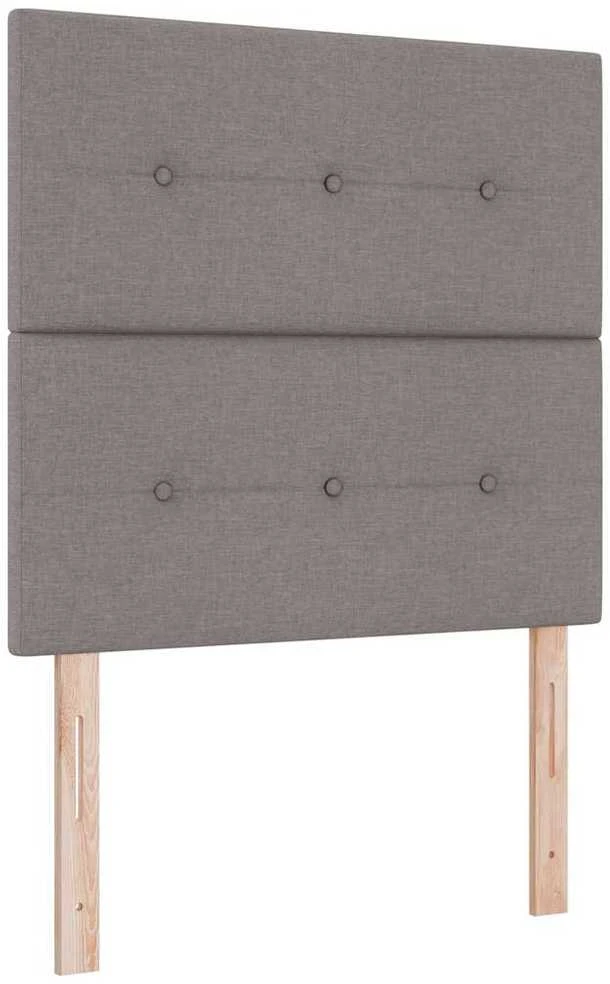 LED Čiužinio Lova su galvūgalio Tortora 80 x 200 cm audinys