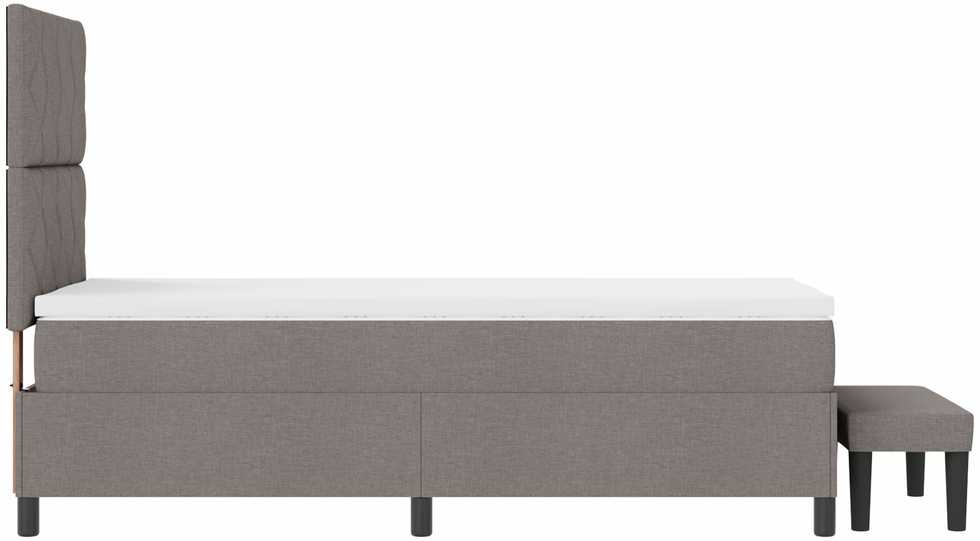 Kiemas lova su galvūgalio Tortora 100 x 200 cm audinys