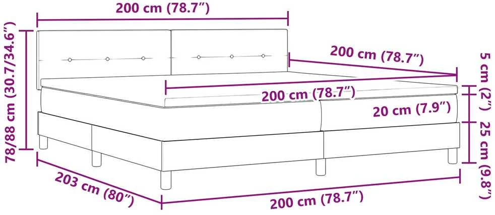 Kiemas lova su galvūgalio Mėlyna 200 x 200 cm audinys
