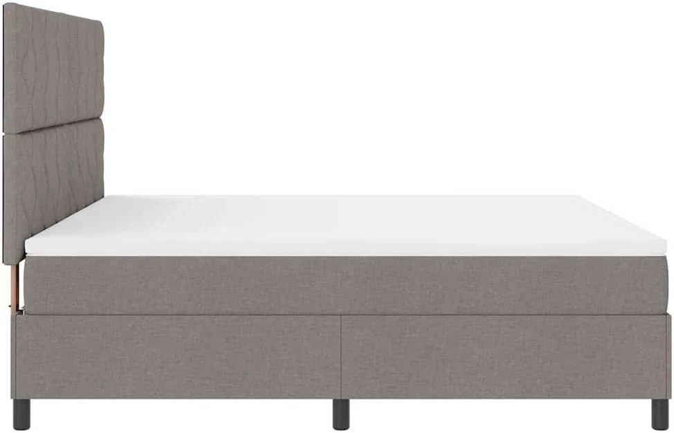 Kiemas lova su LED juostelėmis Tortora 180 x 200 cm audinys