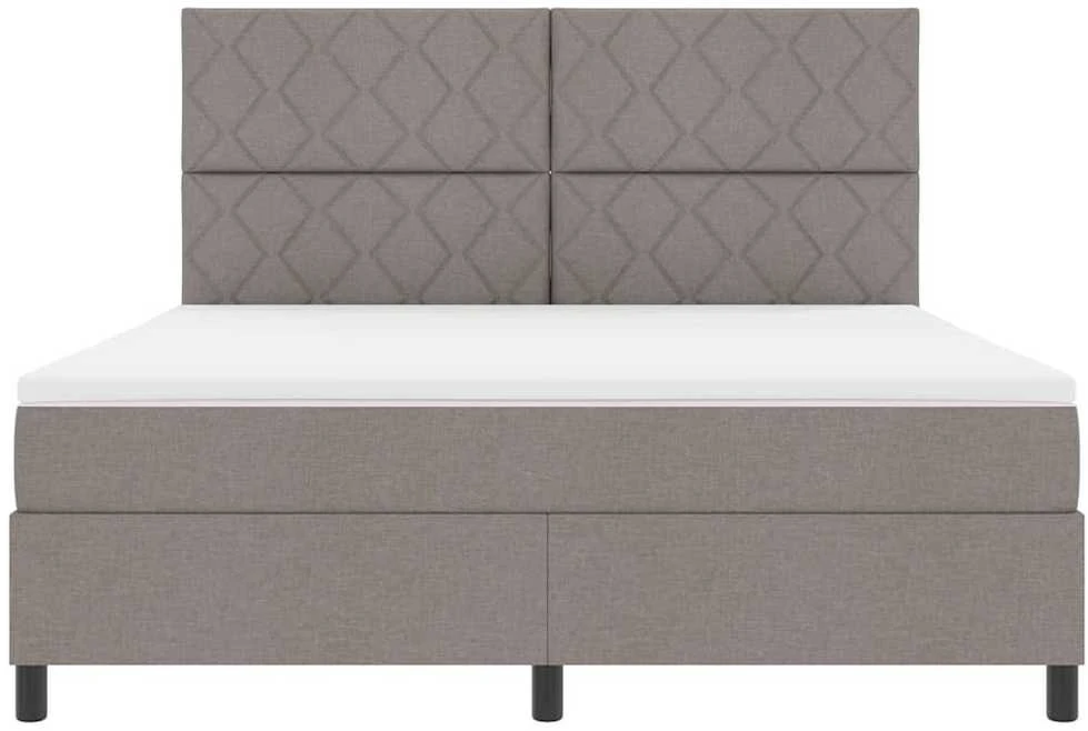 Kiemas lova su LED juostelėmis Tortora 180 x 200 cm audinys