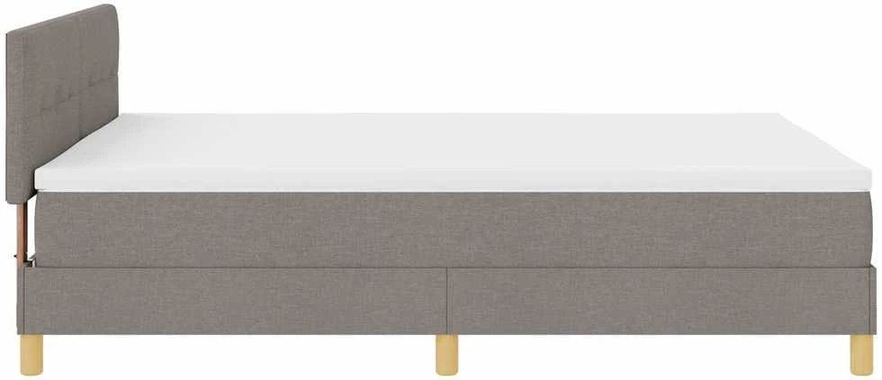 Kiemas lova su pagalve Tortora 140 x 200 cm audinys