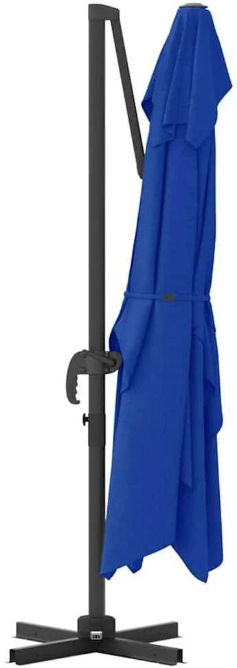 Skėtis nuo saulės 351 x 250 x 260 cm Poliesteris ir aliuminis