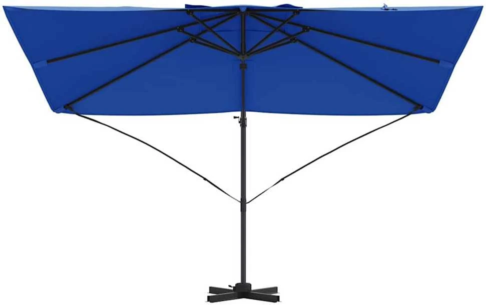 Skėtis nuo saulės 351 x 250 x 260 cm Poliesteris ir aliuminis
