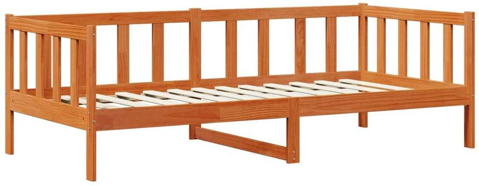 Dieninė lova Vaško Ruda 90 x 200 cm Tvirtas pušies medis