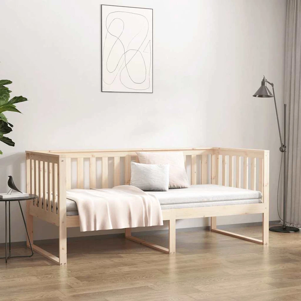 Dieninė lova be čiužinio 100x200 cm Pušies masyvo