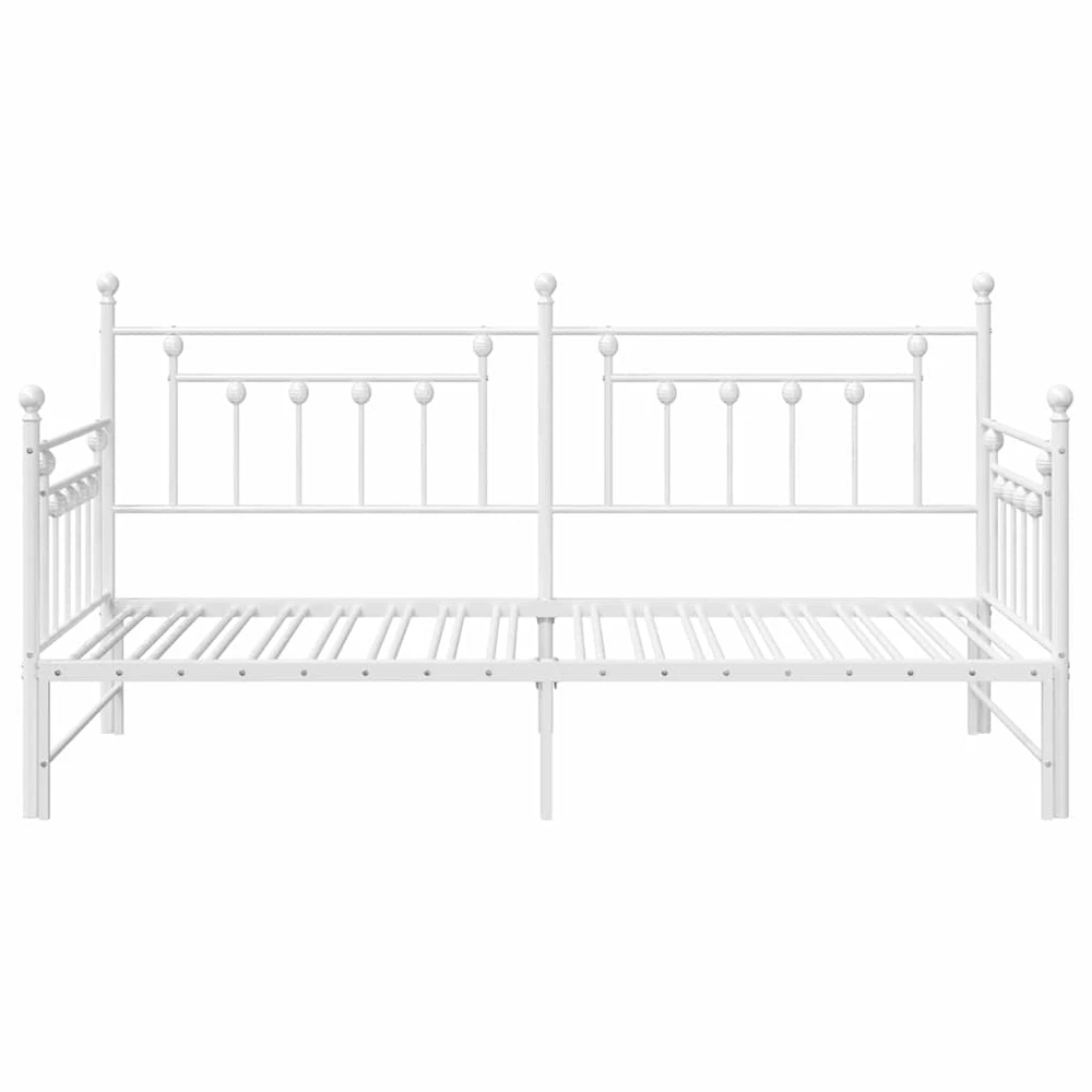 Dienos lovos rėmas Balta 90 x 200 cm Plienas