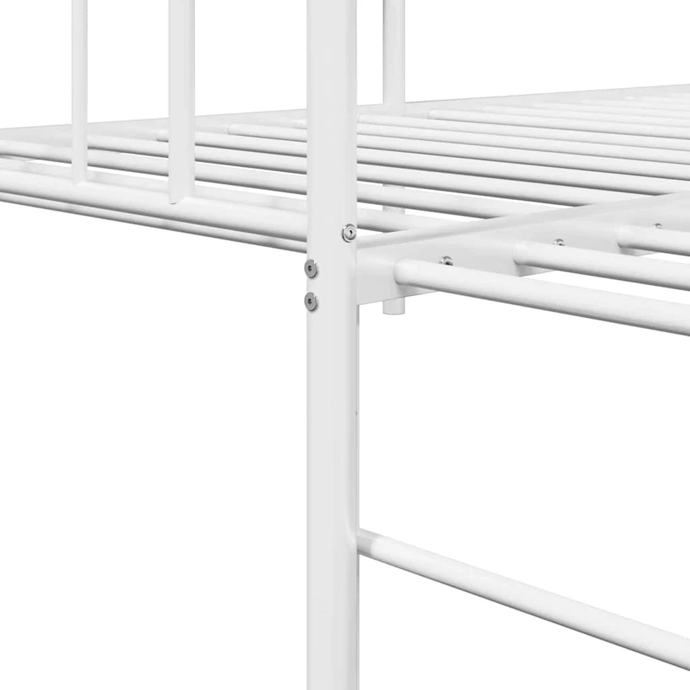 Dienos lovos rėmas Balta 90 x 200 cm Plienas