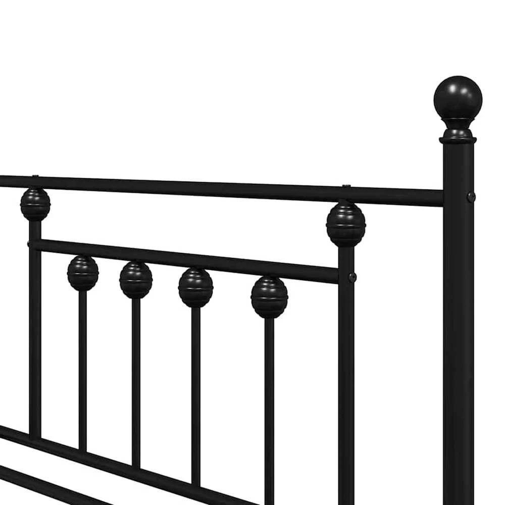 Lova Dienos lovos rėmas Juoda 107 x 203 cm Plienas
