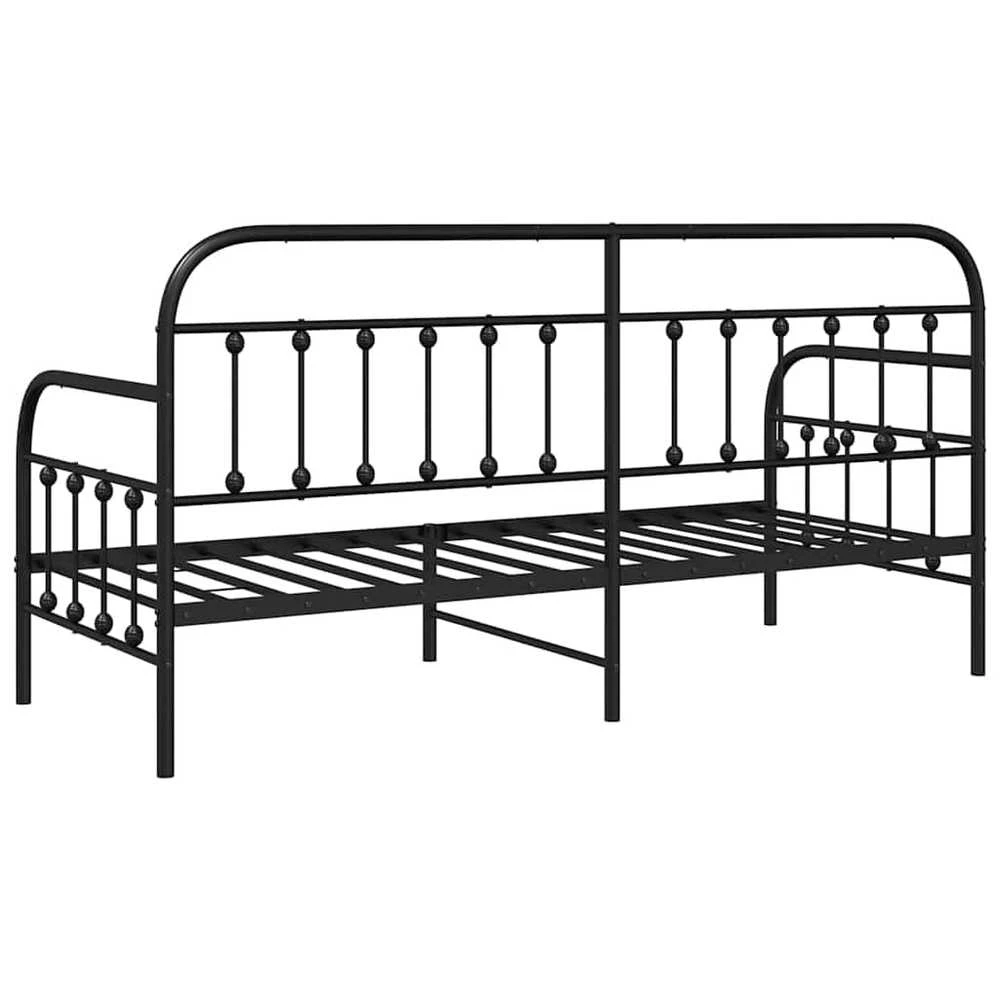 Lova Dienos lovos rėmas Juoda 75 x 190 cm