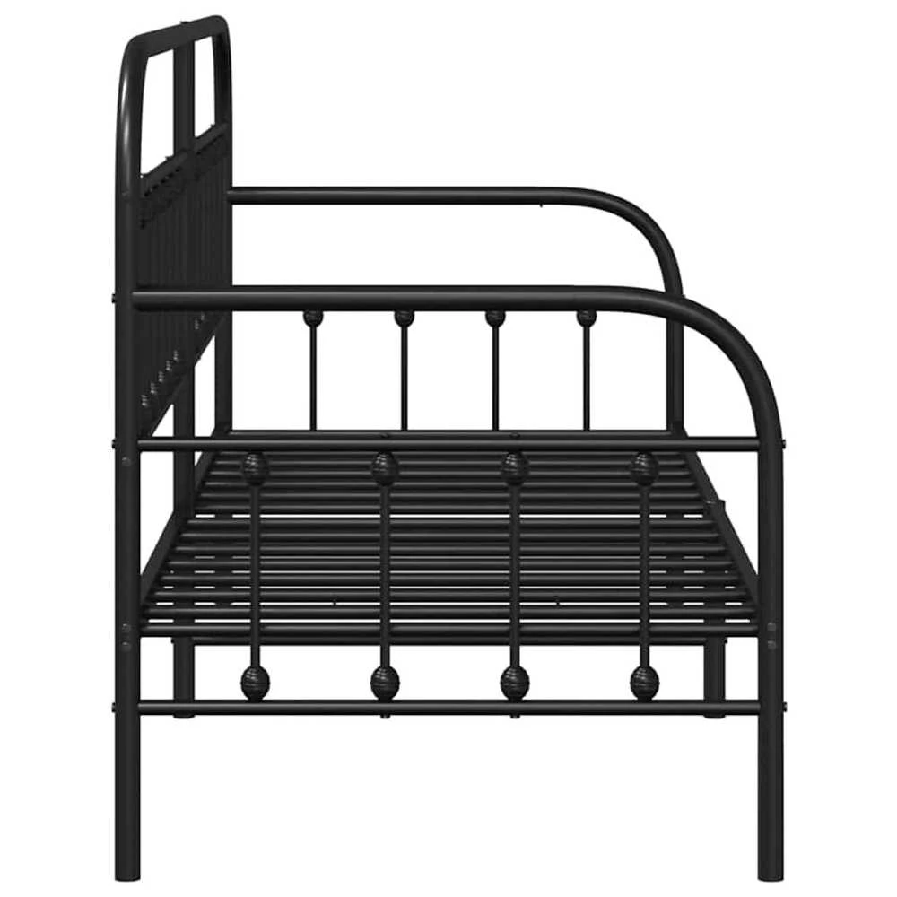 Lova Dienos lovos rėmas Juoda 75 x 190 cm