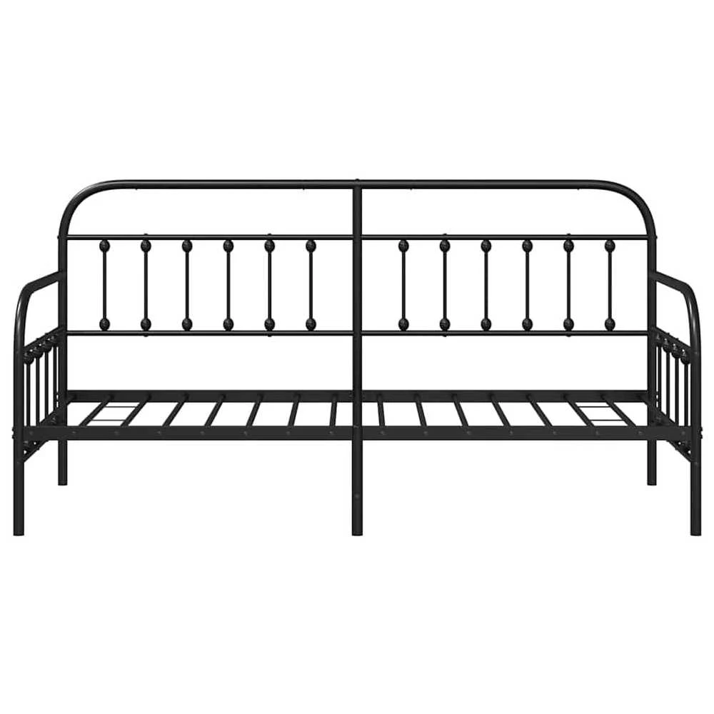 Lova Dienos lovos rėmas Juoda 75 x 190 cm