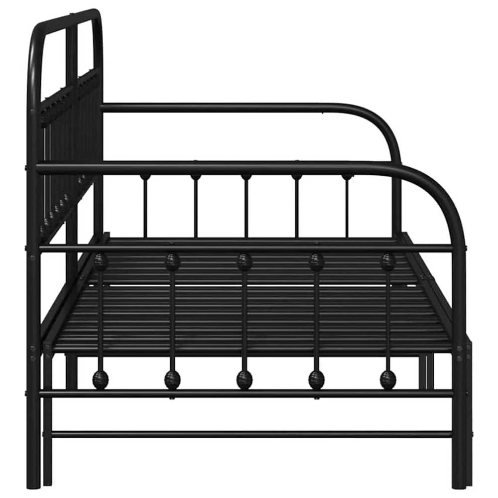Dienos lovos rėmas Juoda 90 x 200 cm