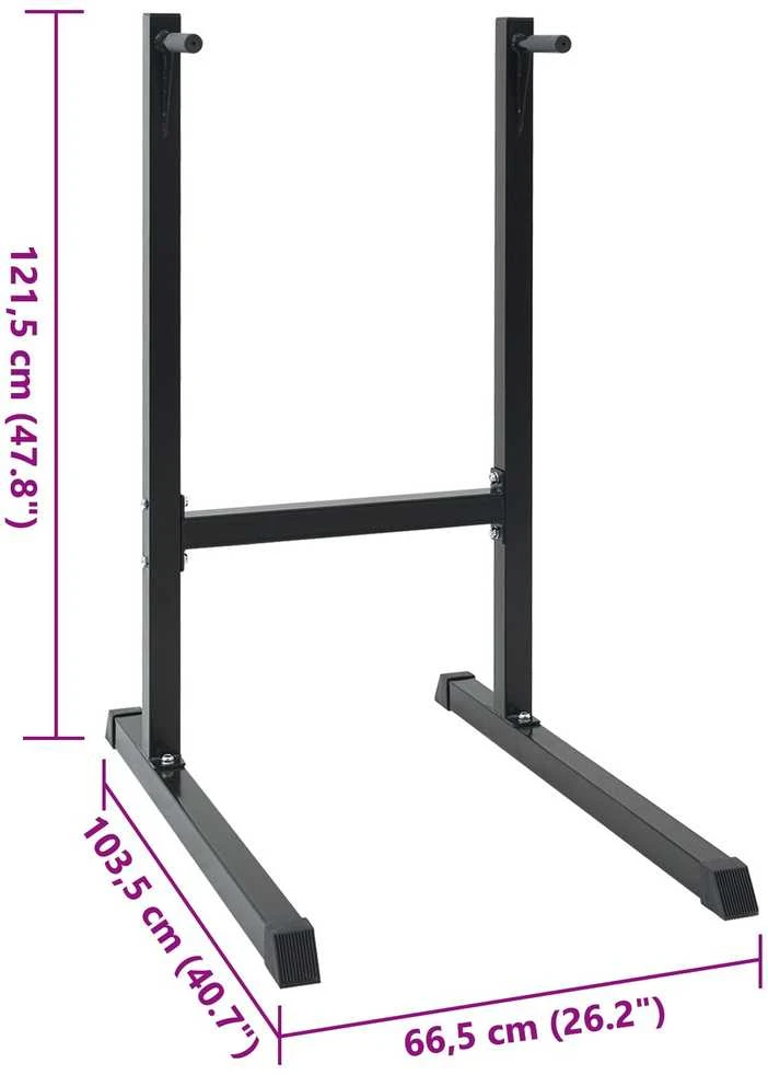 Dip stotis Juoda 103,5 x 66,5 x 121,5 cm