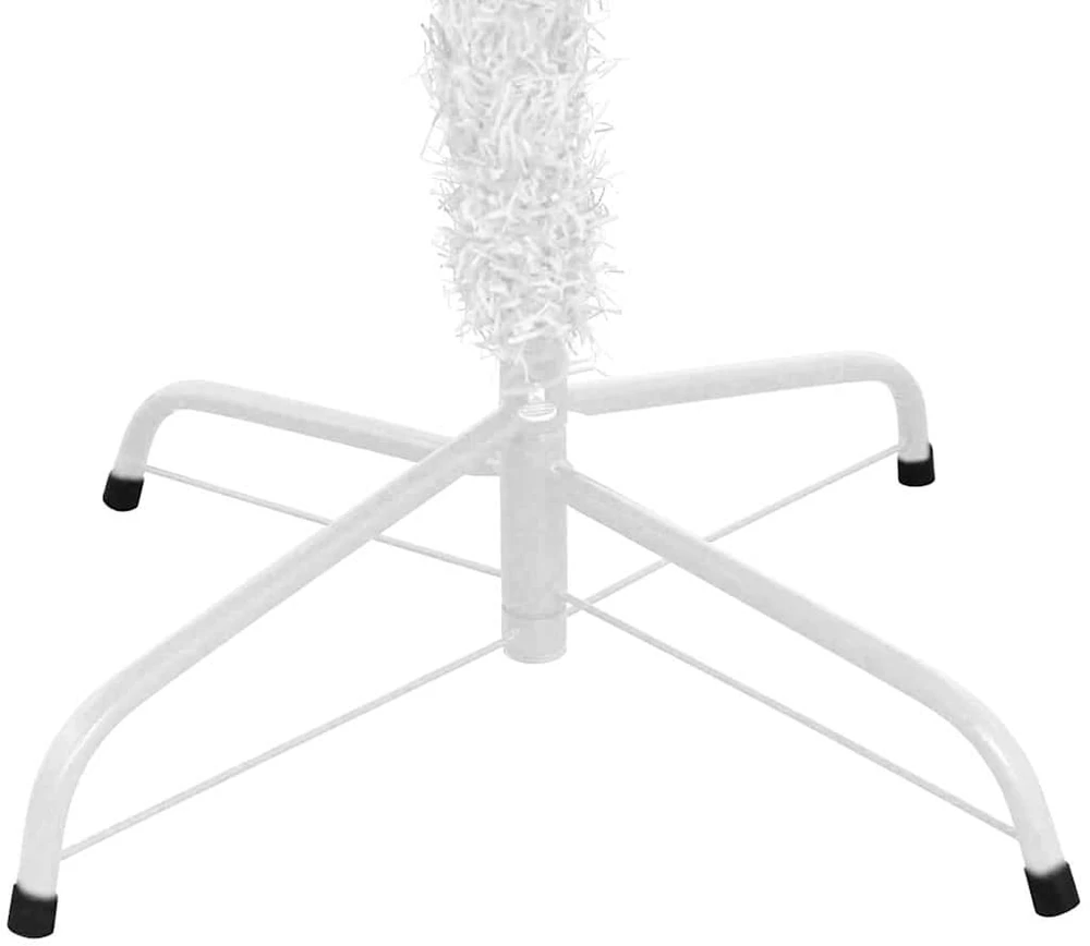 Dirbtinė apšviesta Kalėdų eglutė, baltos spalvos, 240cm, L