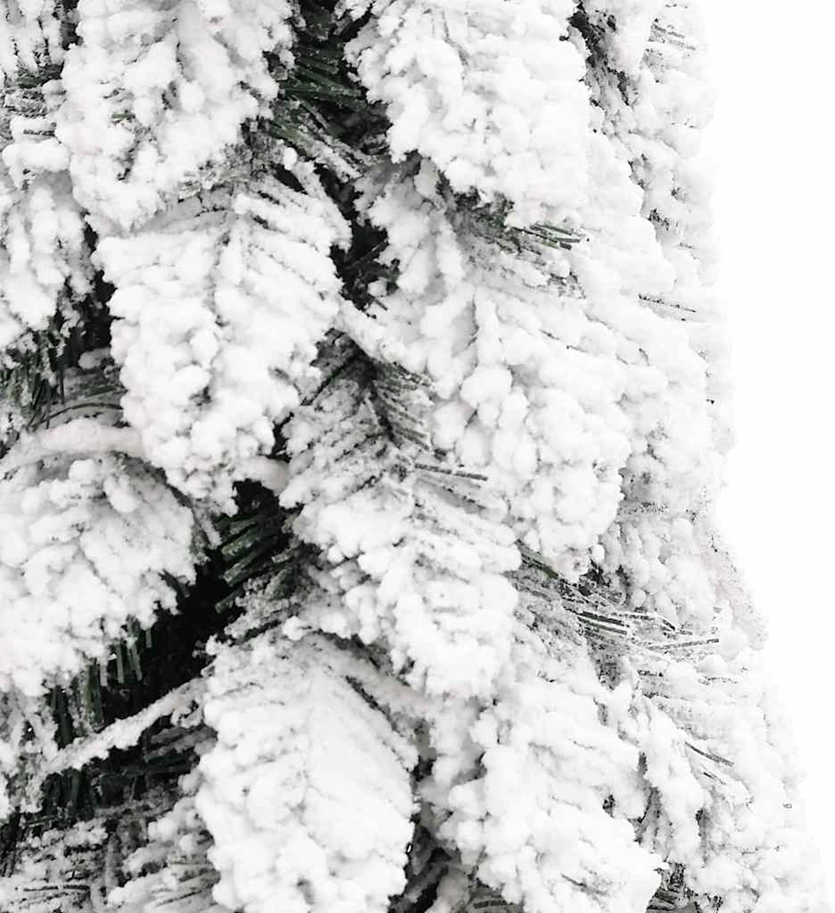 Dirbtinė apšviesta Kalėdų eglutė su 100 LED ir sniegu, 180cm