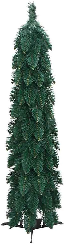 Dirbtinė apšviesta Kalėdų eglutė su 45 LED lemputėmis, 90cm