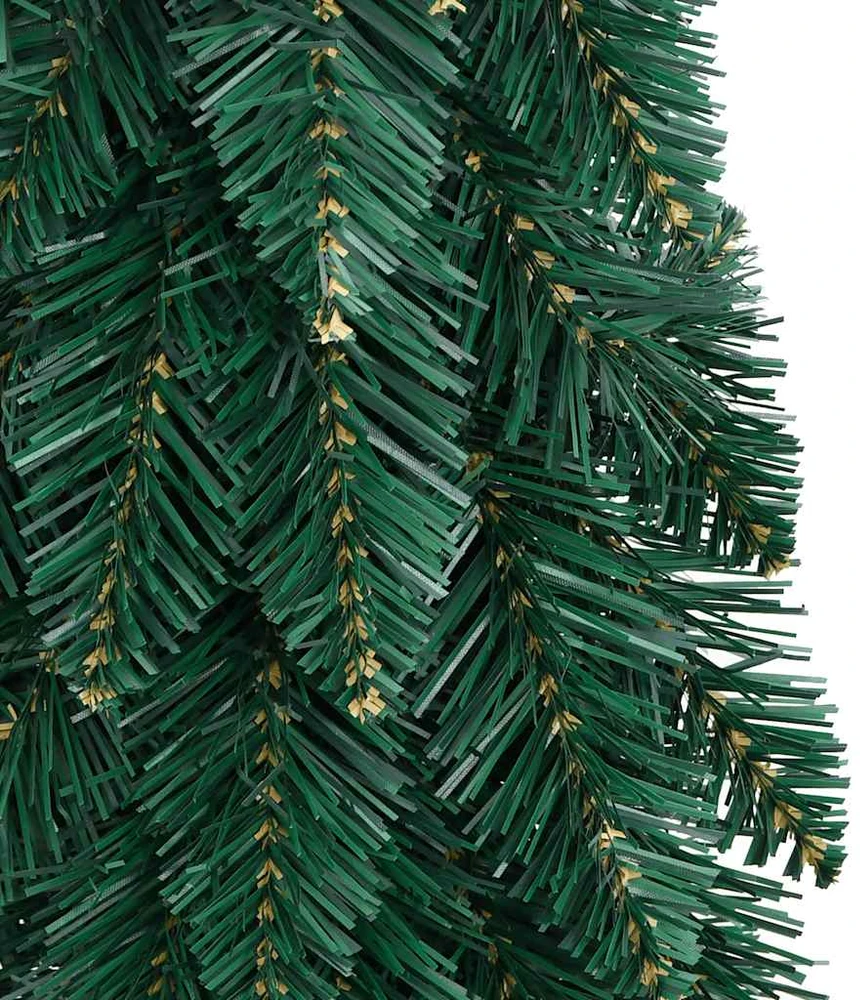 Dirbtinė apšviesta Kalėdų eglutė su 45 LED lemputėmis, 90cm