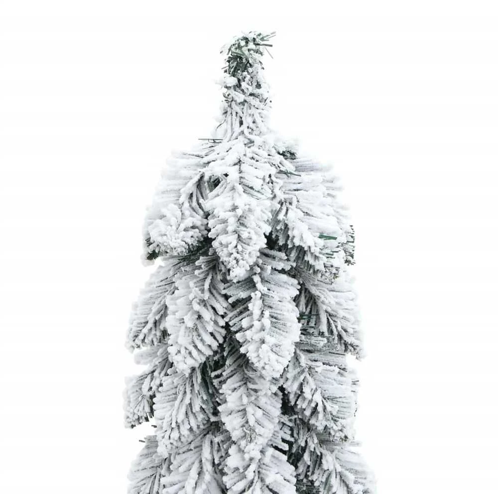 Dirbtinė apšviesta Kalėdų eglutė su 45 LED ir sniegu, 90cm