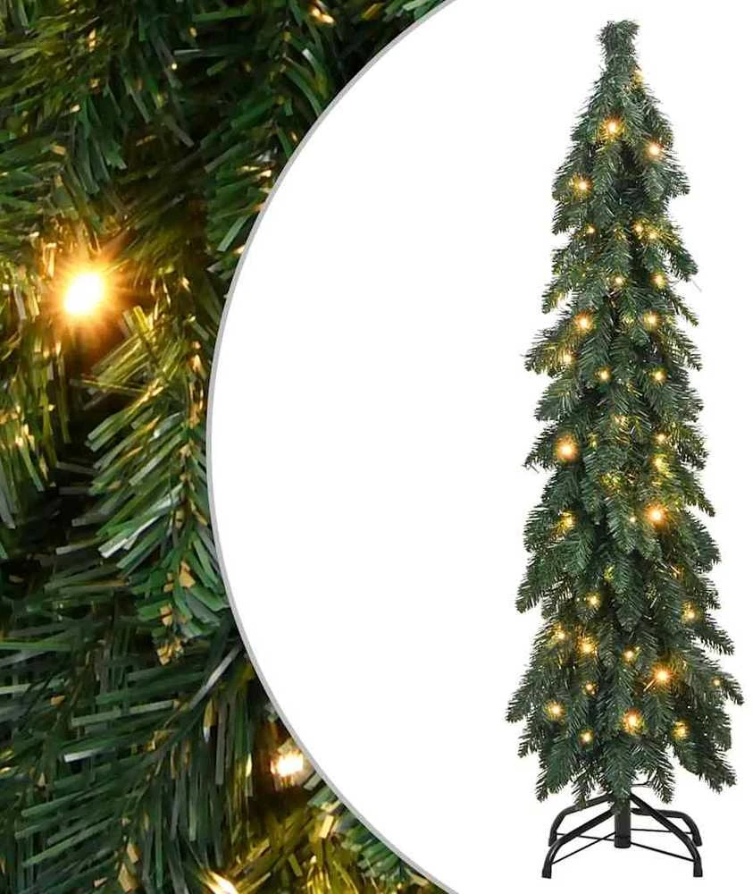 Dirbtinė apšviesta Kalėdų eglutė su 60 LED lempučių, 120cm