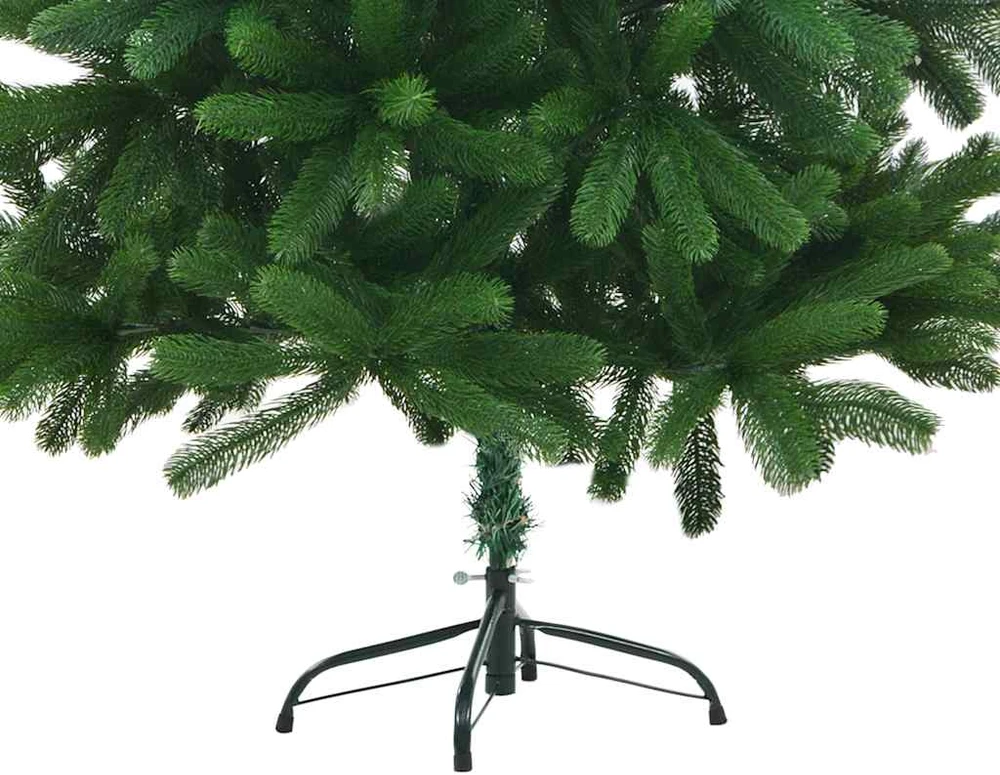 Dirbtinė apšviesta Kalėdų eglutė su žaisliukais, žalia, 150cm