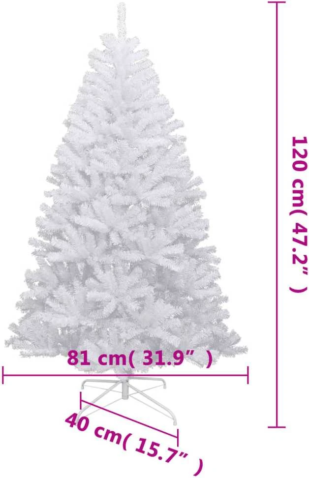 Dirbtinė eglutė su šarnyrinėmis šakomis, 120cm, dengta sniegu
