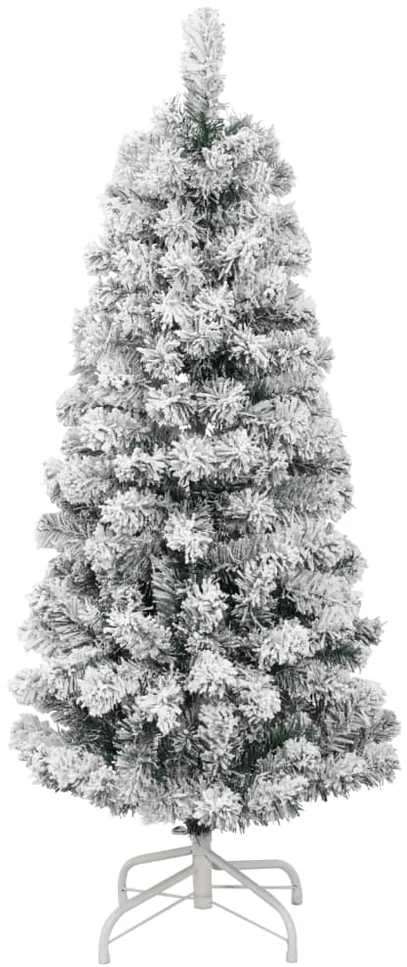Dirbtinė eglutė su šarnyrinėmis šakomis, 120cm, dengta sniegu