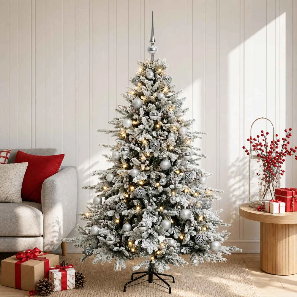 Dirbtinė kalėdinė eglutė su rutuliuku 120 cm 150 LED