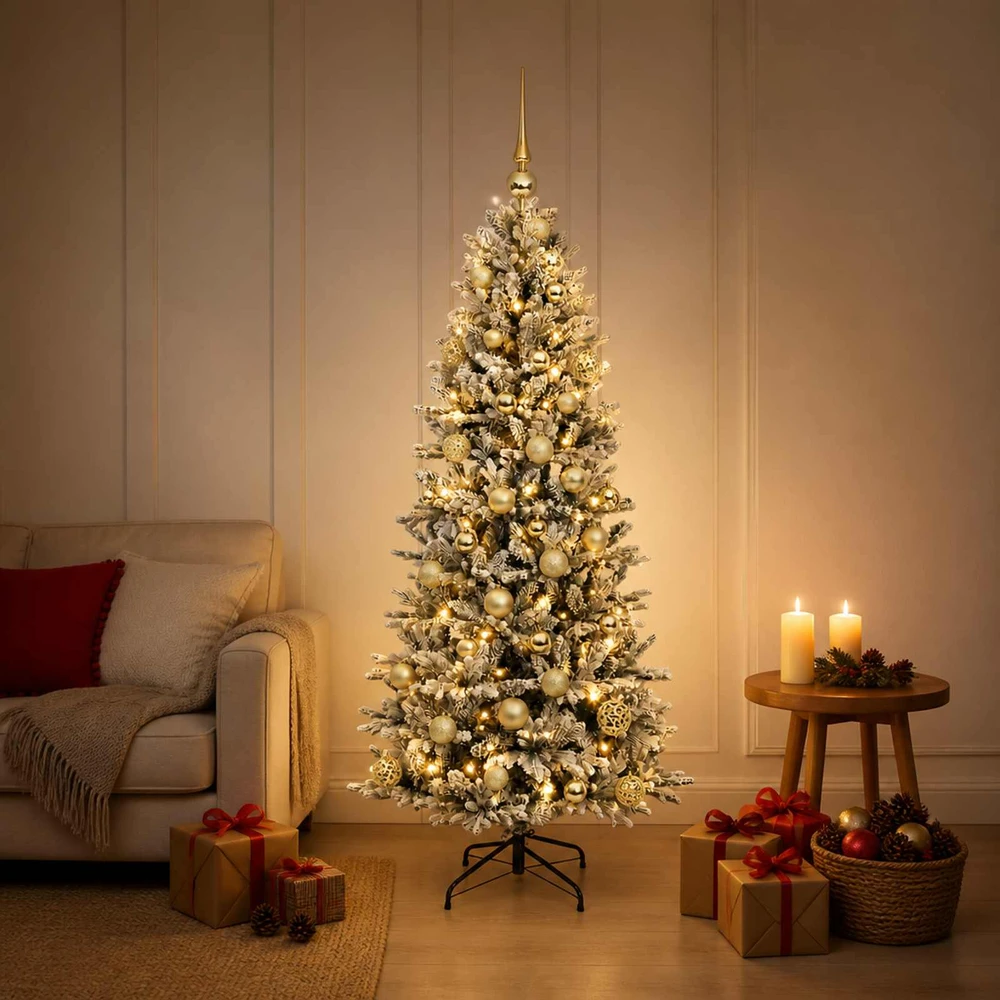 Dirbtinė kalėdinė eglutė su rutuliuku 120 cm 150 LED