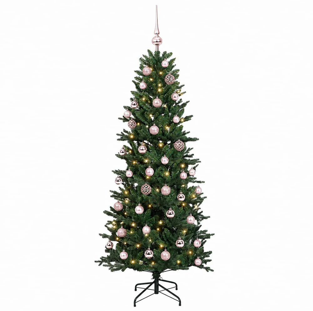Dirbtinė kalėdinė eglutė su rutuliuku 120 cm 150 LED