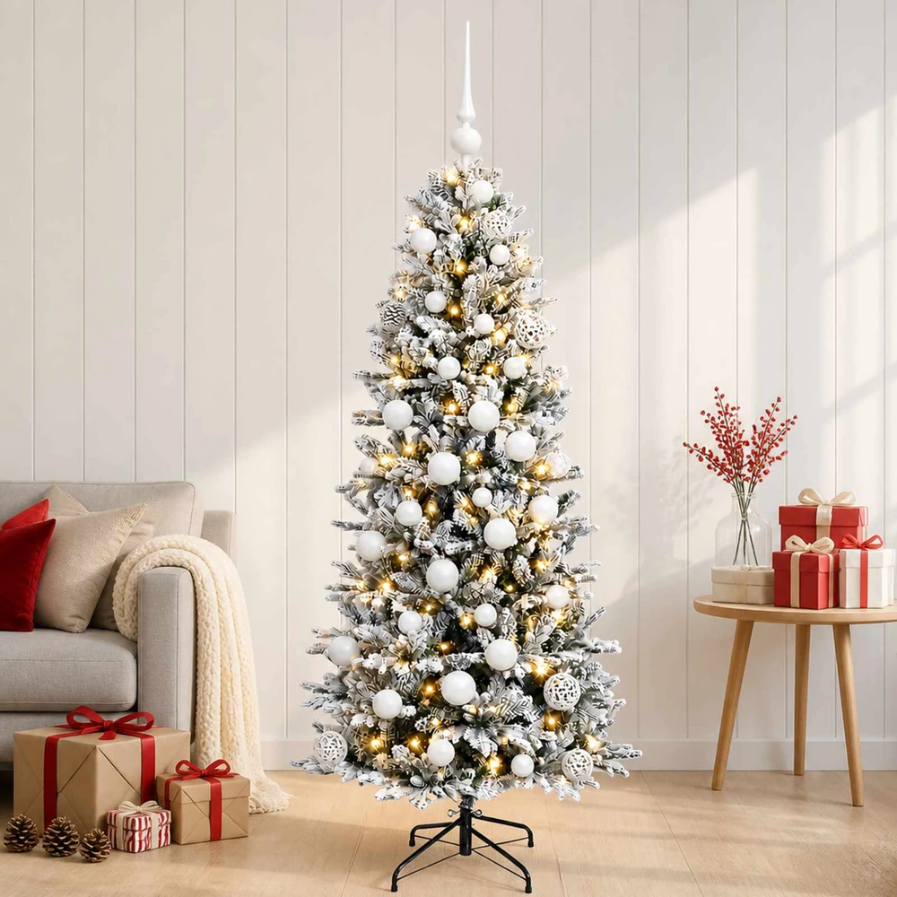 Dirbtinė kalėdinė eglutė su rutuliuku 120 cm 150 LED