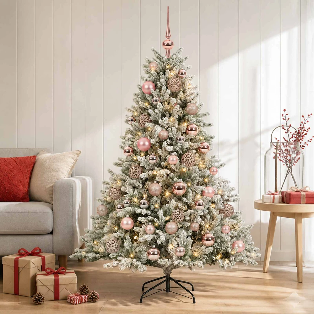 Dirbtinė kalėdinė eglutė su rutuliuku 120 cm 150 LED