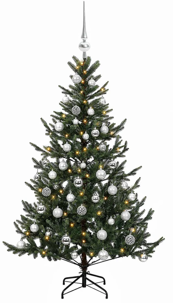 Dirbtinė kalėdinė eglutė su rutuliuku 120 cm 150 LED