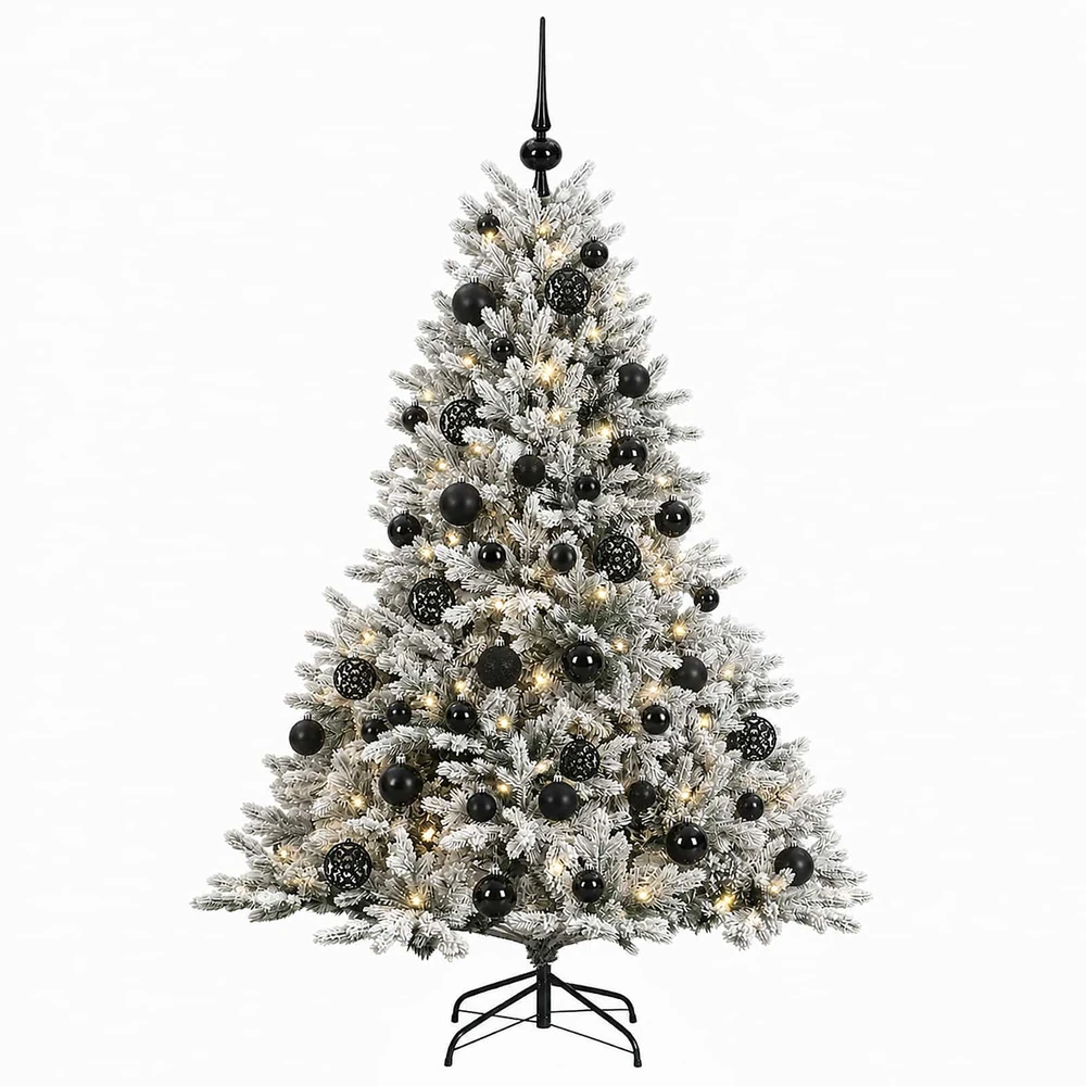 Dirbtinė kalėdinė eglutė su rutuliuku 120 cm 150 LED