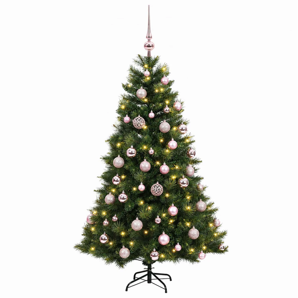 Dirbtinė kalėdinė eglutė su rutuliuku 120 cm 150 LED