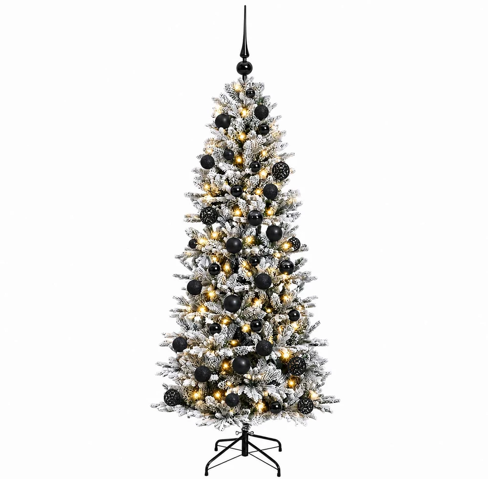 Dirbtinė kalėdinė eglutė su rutuliuku 120 cm 150 LED