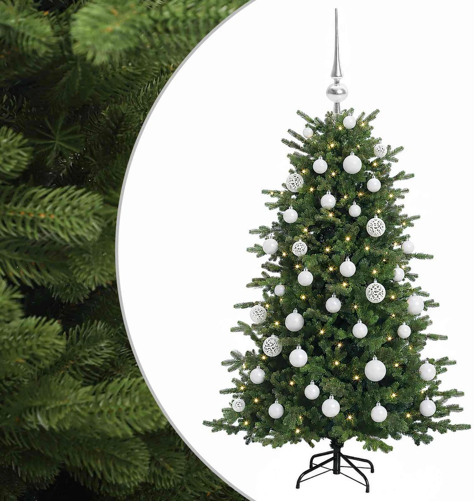 Dirbtinė kalėdinė eglutė su rutuliuku 120 cm 150 LED