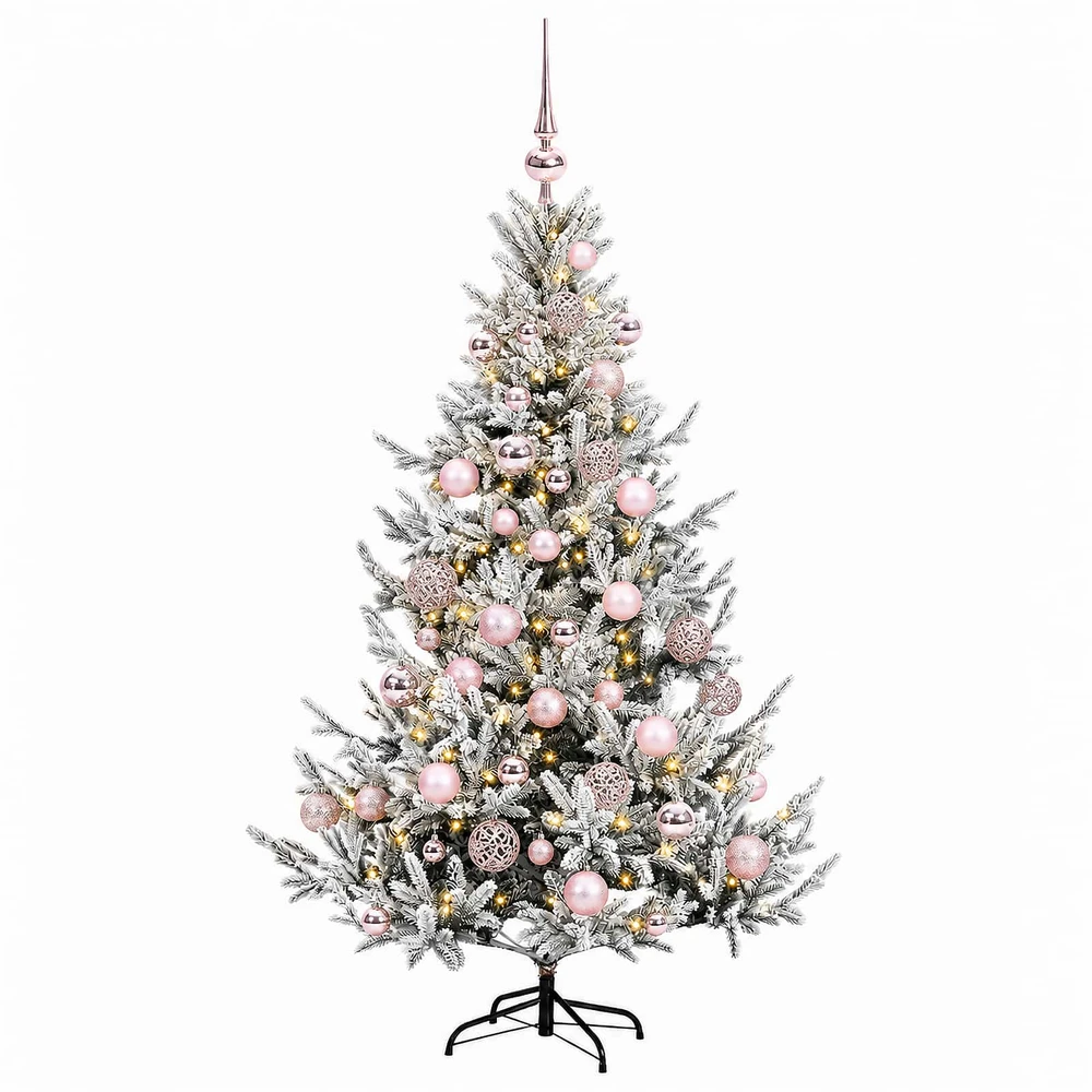 Dirbtinė kalėdinė eglutė su rutuliuku 120 cm 150 LED