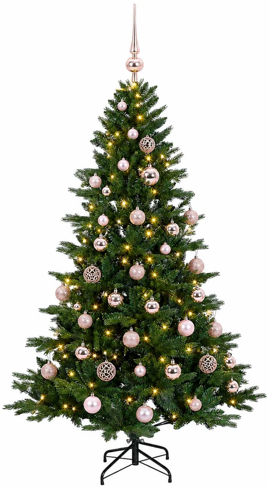 Dirbtinė kalėdinė eglutė su rutuliuku 120 cm 150 LED