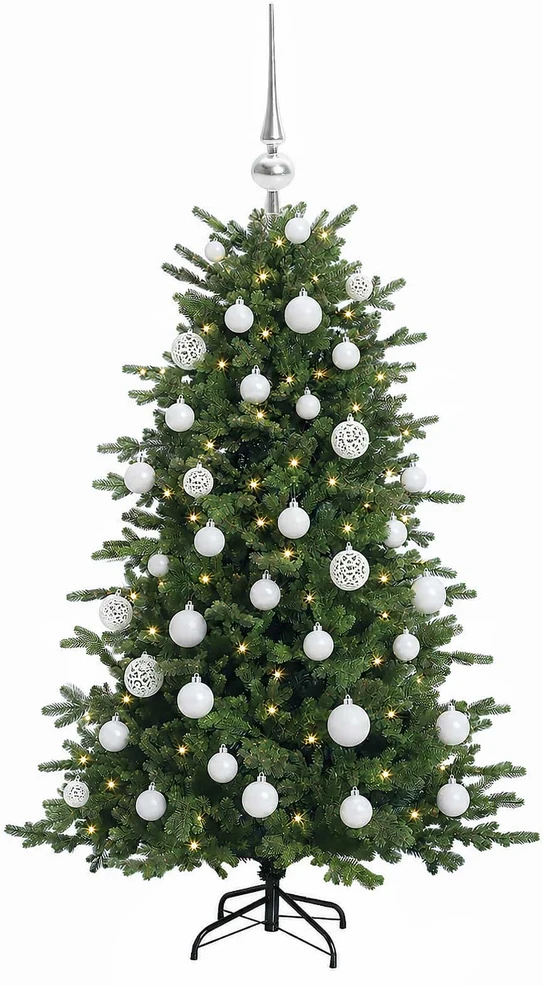 Dirbtinė kalėdinė eglutė su rutuliuku 120 cm 150 LED