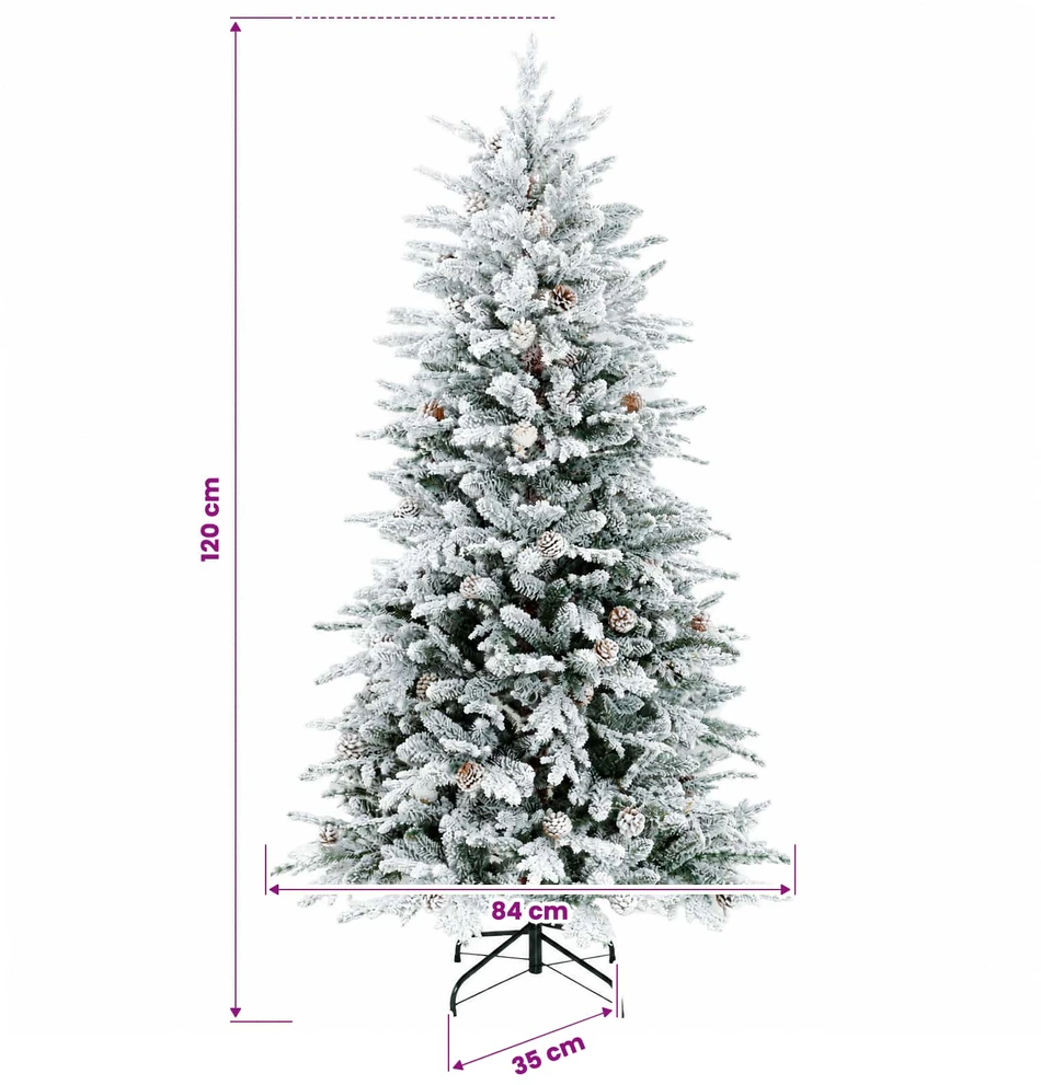 Dirbtinė kalėdinė eglutė su rutuliuku 120 cm 150 LED