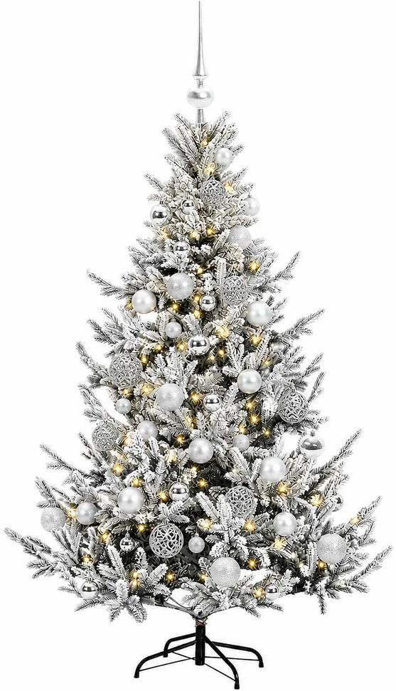 Dirbtinė kalėdinė eglutė su rutuliuku 120 cm 150 LED