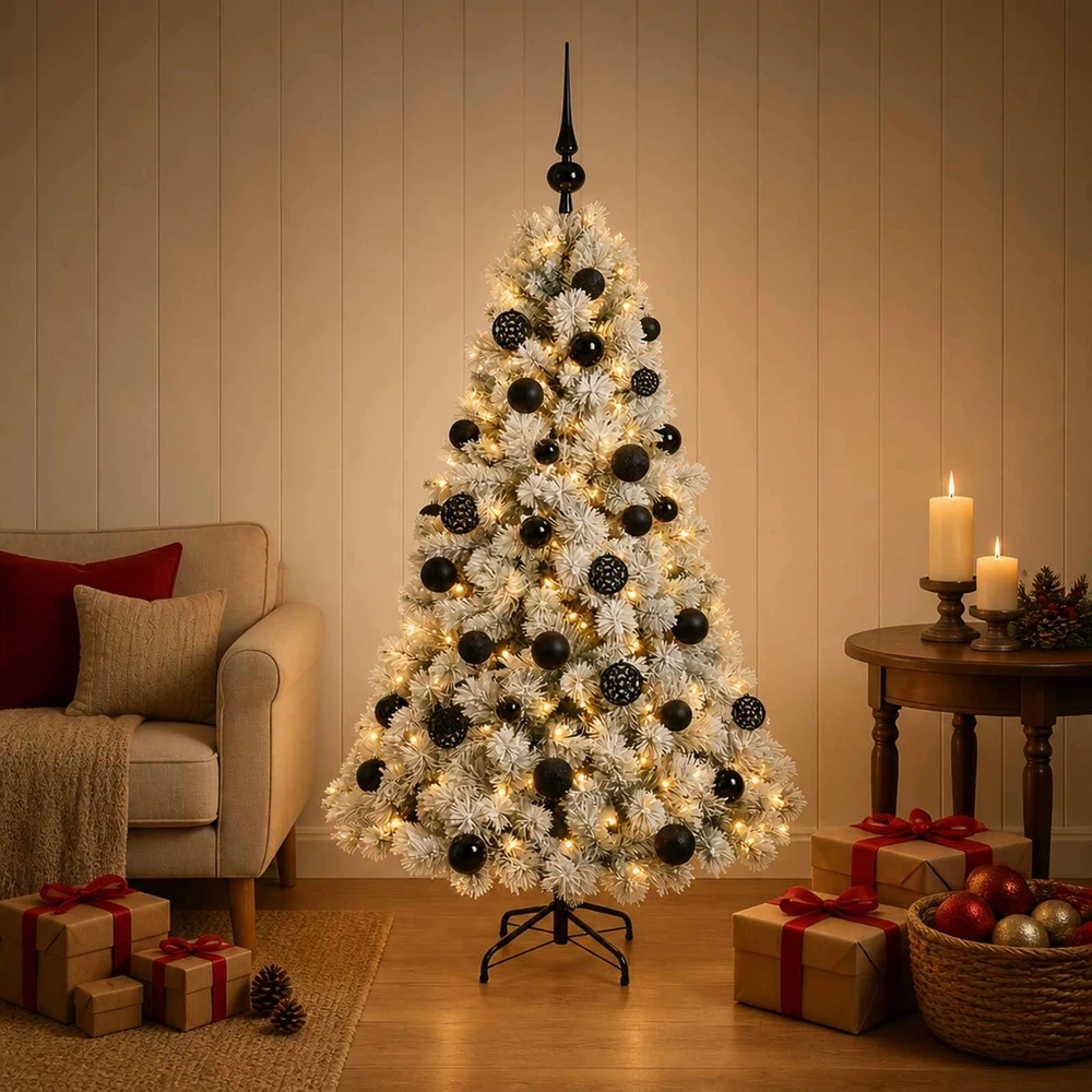Dirbtinė kalėdinė eglutė su rutuliuku 120 cm 150 LED