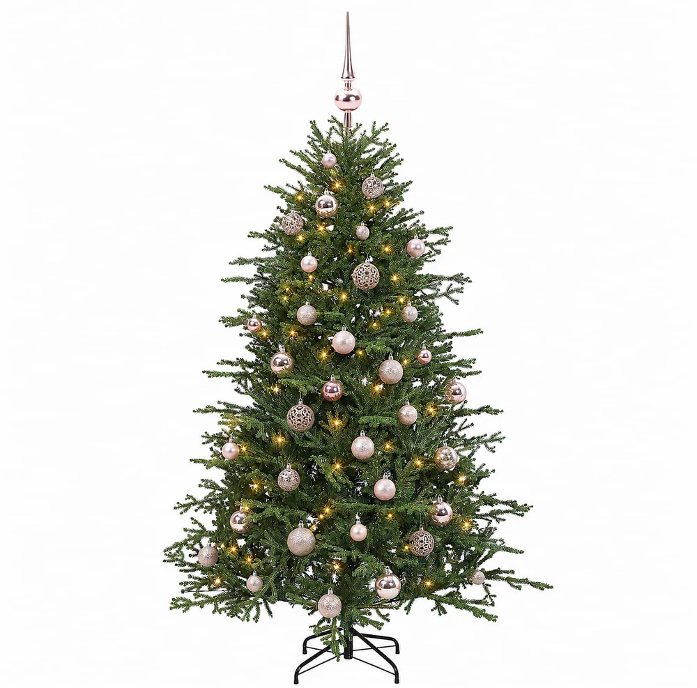 Dirbtinė kalėdinė eglutė su rutuliuku 120 cm 150 LED