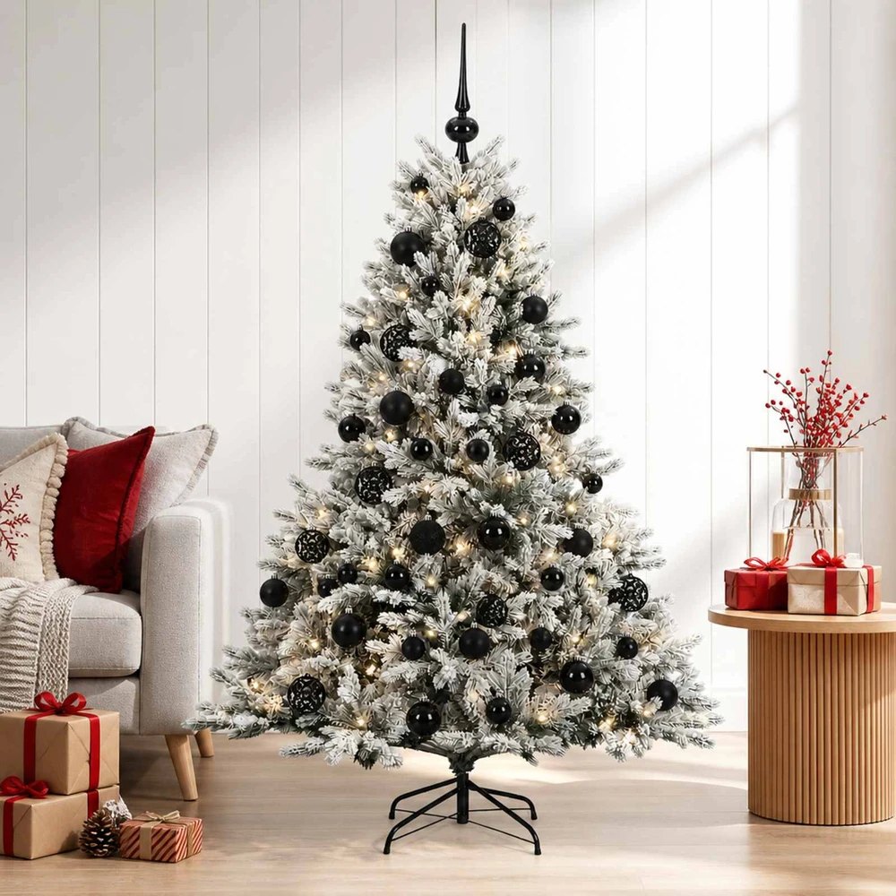 Dirbtinė kalėdinė eglutė su rutuliuku 120 cm 150 LED