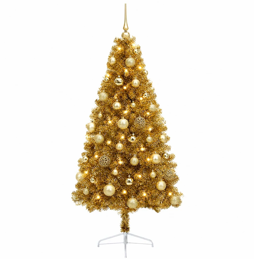 Dirbtinė kalėdinė eglutė su rutuliuku 120 cm 150 LED