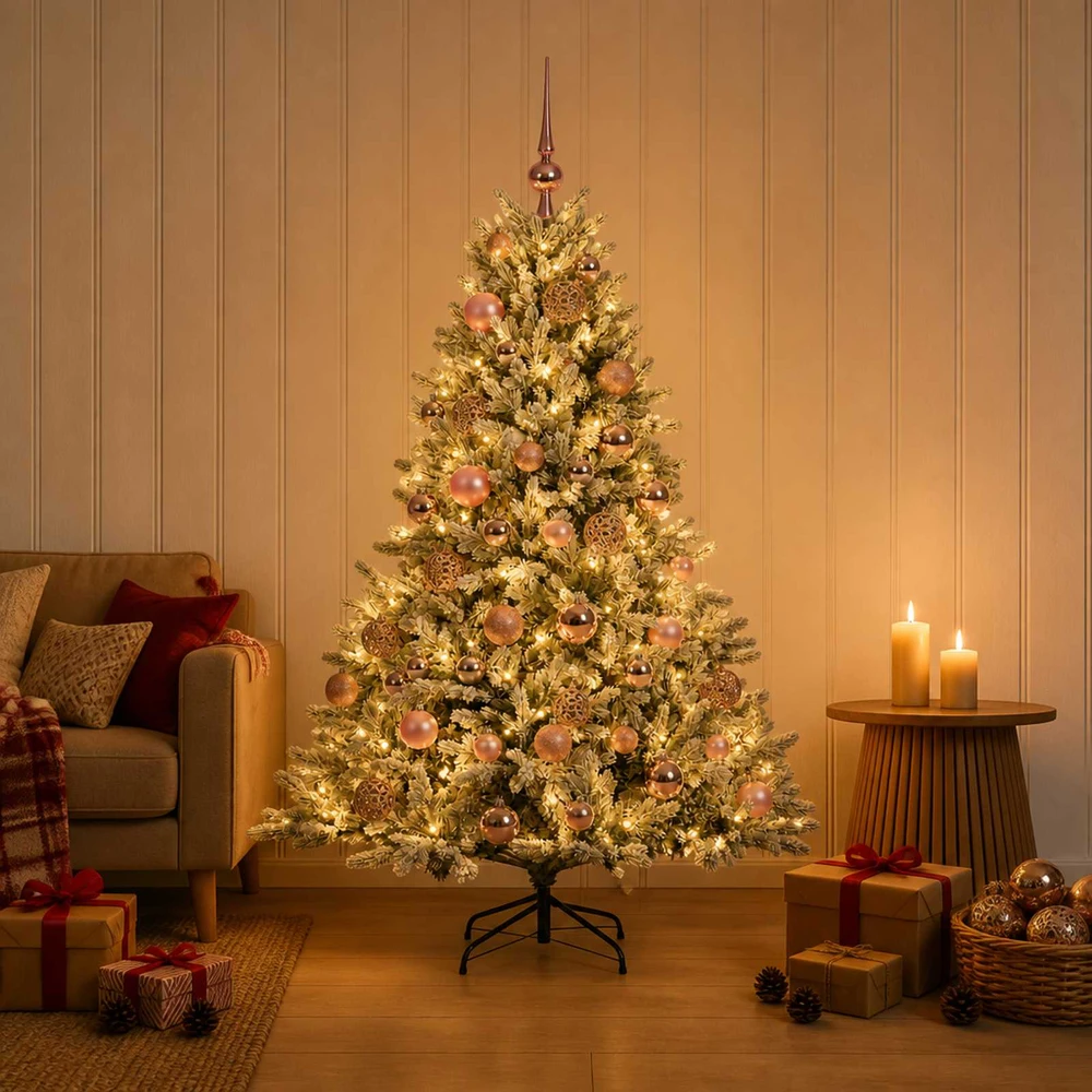 Dirbtinė kalėdinė eglutė su rutuliuku 120 cm 150 LED
