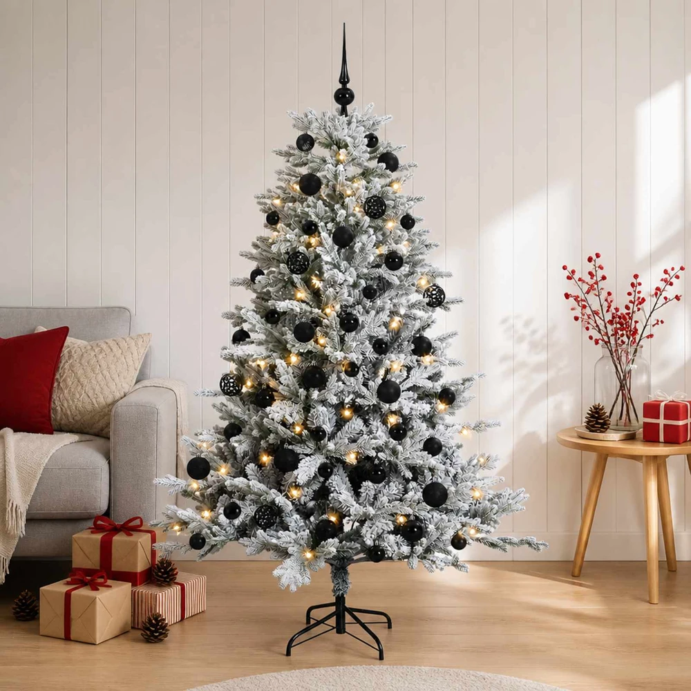 Dirbtinė kalėdinė eglutė su rutuliuku 120 cm 150 LED