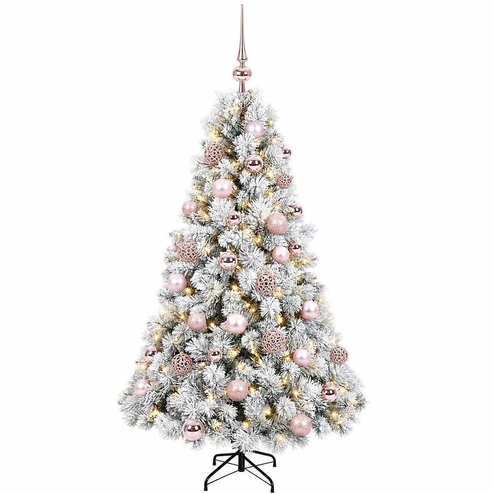 Dirbtinė kalėdinė eglutė su rutuliuku 120 cm 150 LED